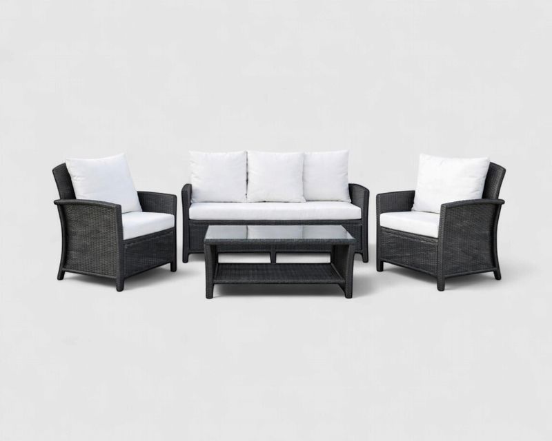 NEWPORT 4 Piece Outdoor Wicker Sofa Set
