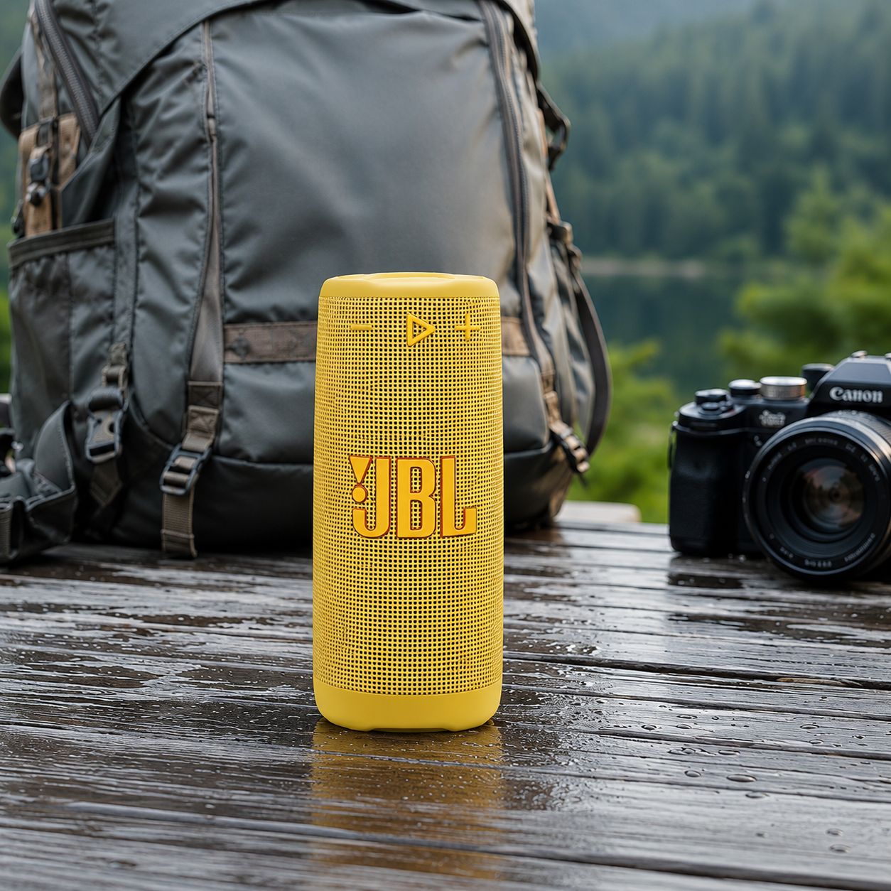 JBL Grip - Compact Bluetooth Speaker   (Yellow)
