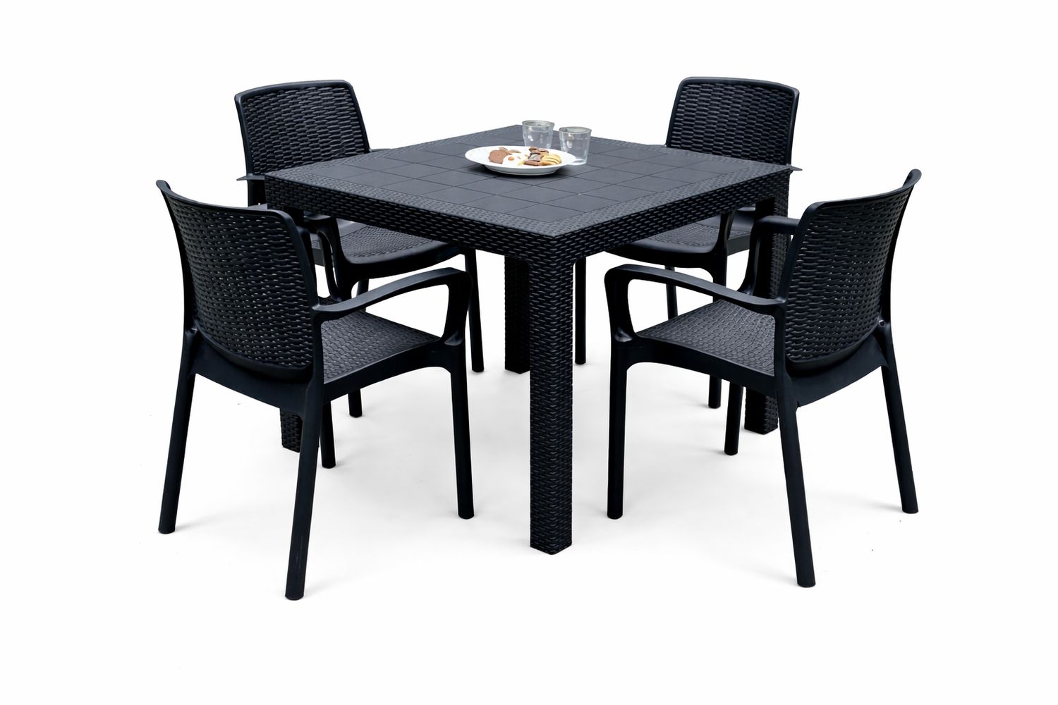 VOSS 5 Piece Fidji Patio Dining Set