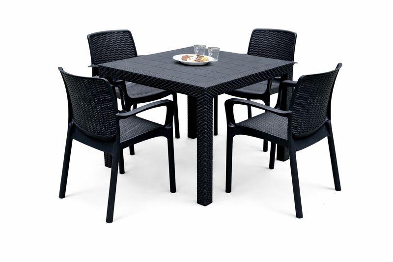 VOSS 5 Piece Fidji Patio Dining Set
