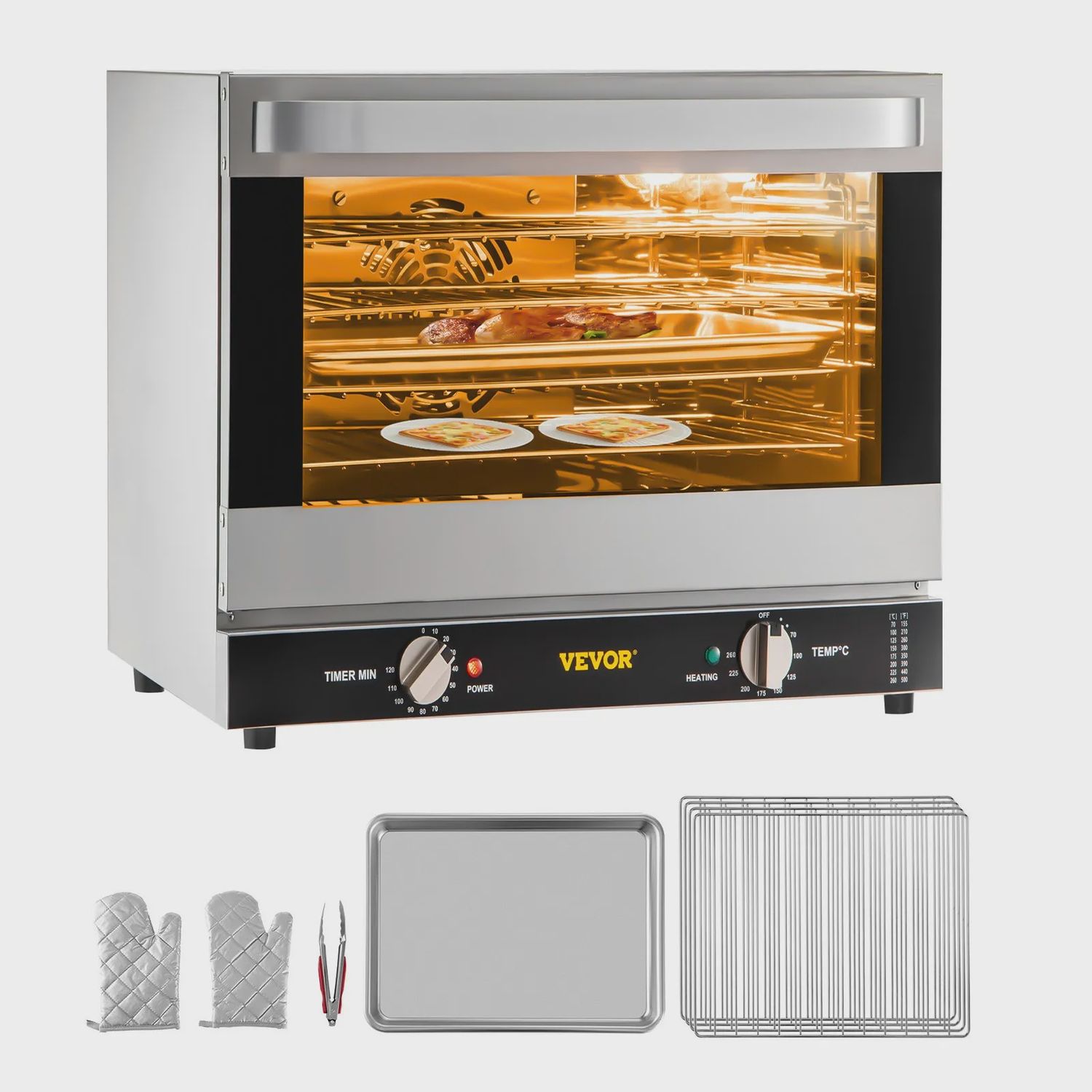 VEVOR 4 Tier Commercial Convection Countertop Oven