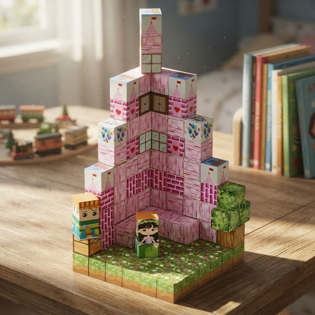 VEVOR Magnetic Building Blocks Princess Castle Set  XL20-005