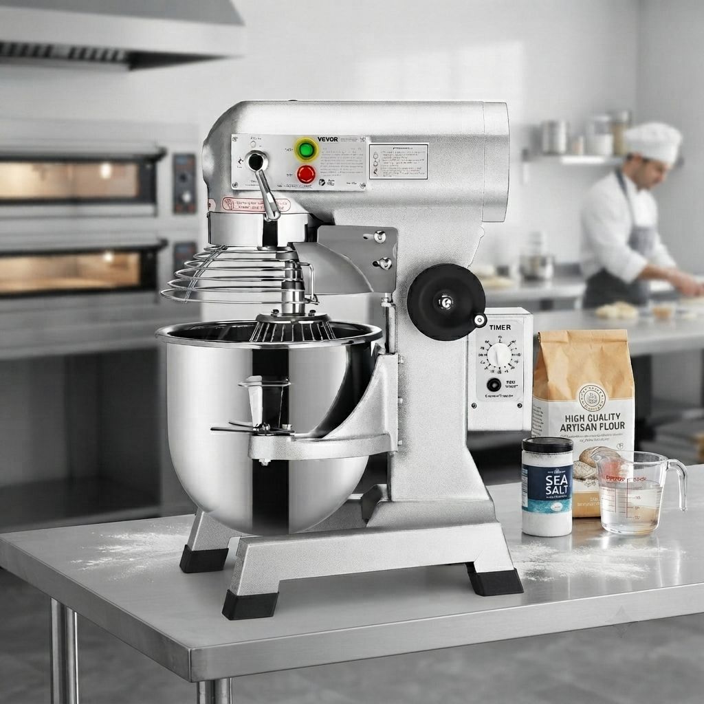 VEVOR 10QT Commercial Mixer with 3 Speeds   Model SZM-10