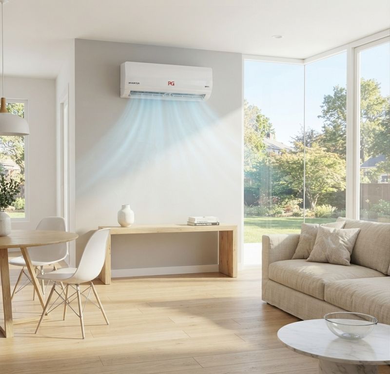 PG PG-18S18C Ductless Mini Split Inverter – 18,000 BTU / 1.5-Ton Capacity, 18 SEER, Cooling Only, 220V, R410A Refrigerant, White (PG-18S18C) / Warranty directly through the manufacturer from the purch