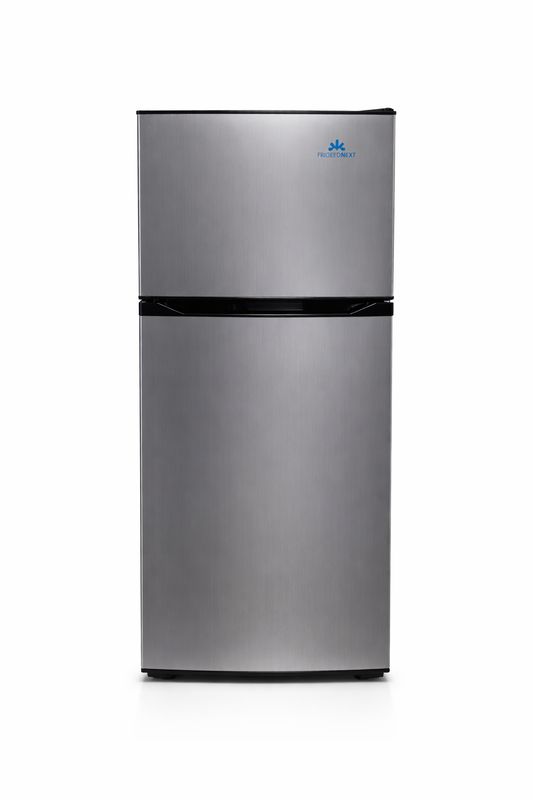 FRIGEEDNEXT 7.5CuFt Frost Free Refrigerator in Stainless Steel