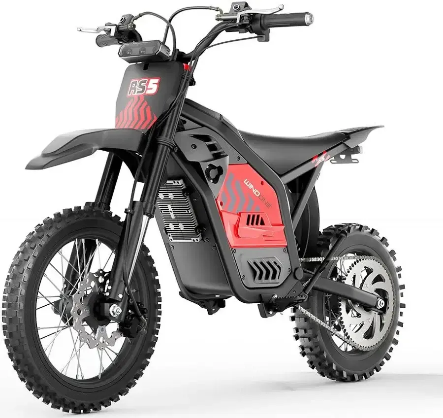Windone RS5 Electric Bike – 750W Motor, Fat Tires &amp; Front Suspension for All-Terrain Riding (RS5)