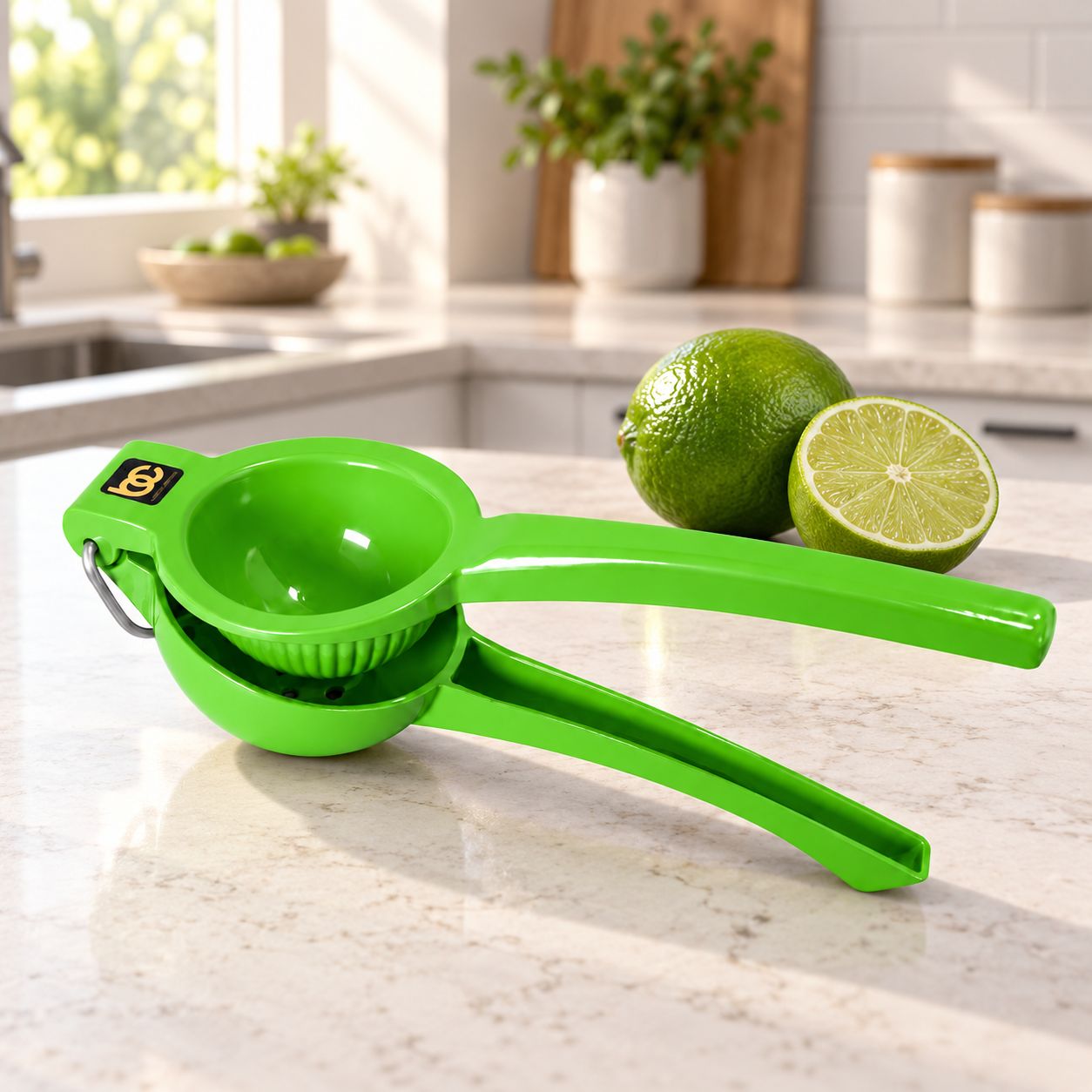 BENE CASA Manual Lime Press in Green  BC-43864