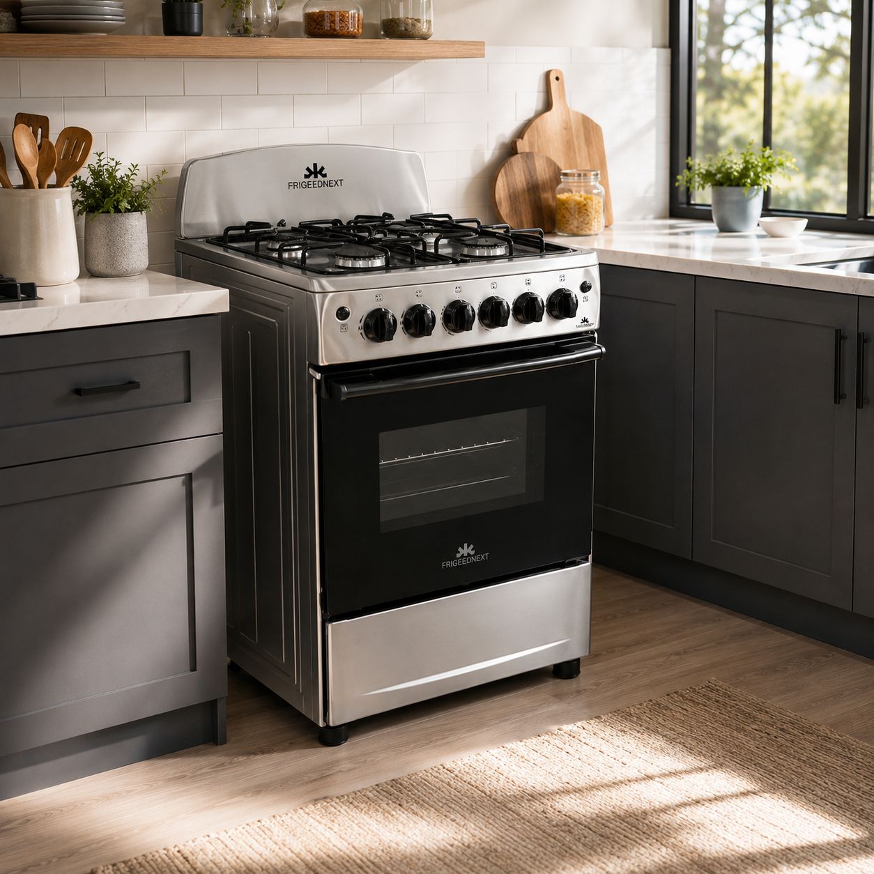 FRIGEEDNEXT 24" Propane Gas Range  FRGSP24ST   Only Export/NO WARRANTY