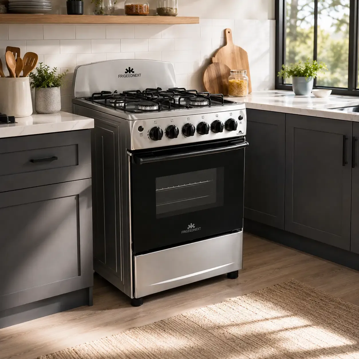FRIGEEDNEXT 24" Propane Gas Range  FRGSP24ST   Only Export/NO WARRANTY