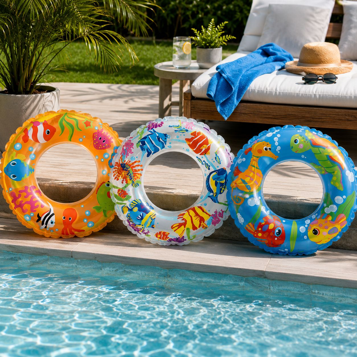 Intex TRANSPARENT RINGS, Age: 6-10    59242EP