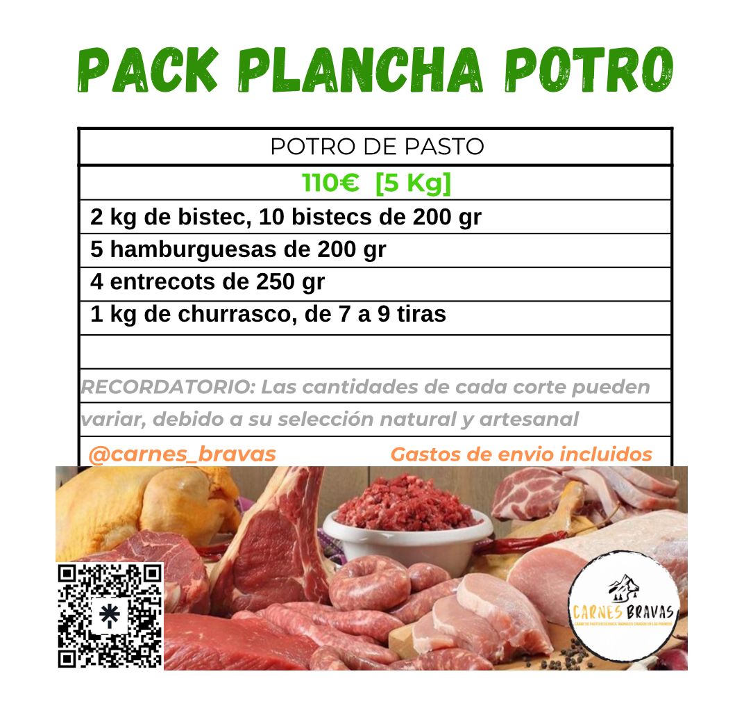 Pack Plancha de Potro de Pasto