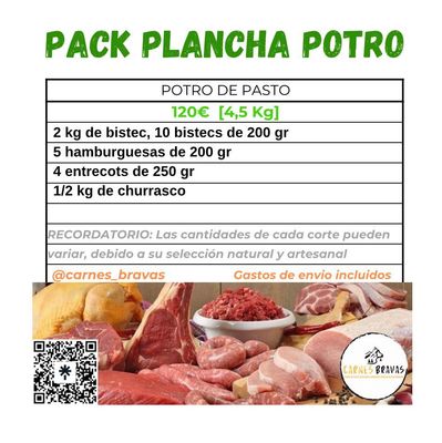 Pack Plancha de Potro de Pasto