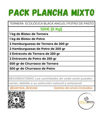 Pack Plancha Mixto