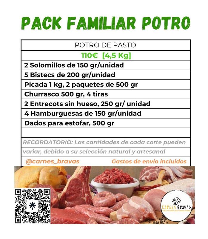 Pack Familiar de Potro de Pasto