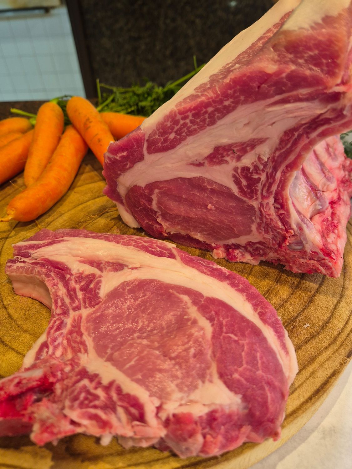 Chuleta cerdo eco ibérico