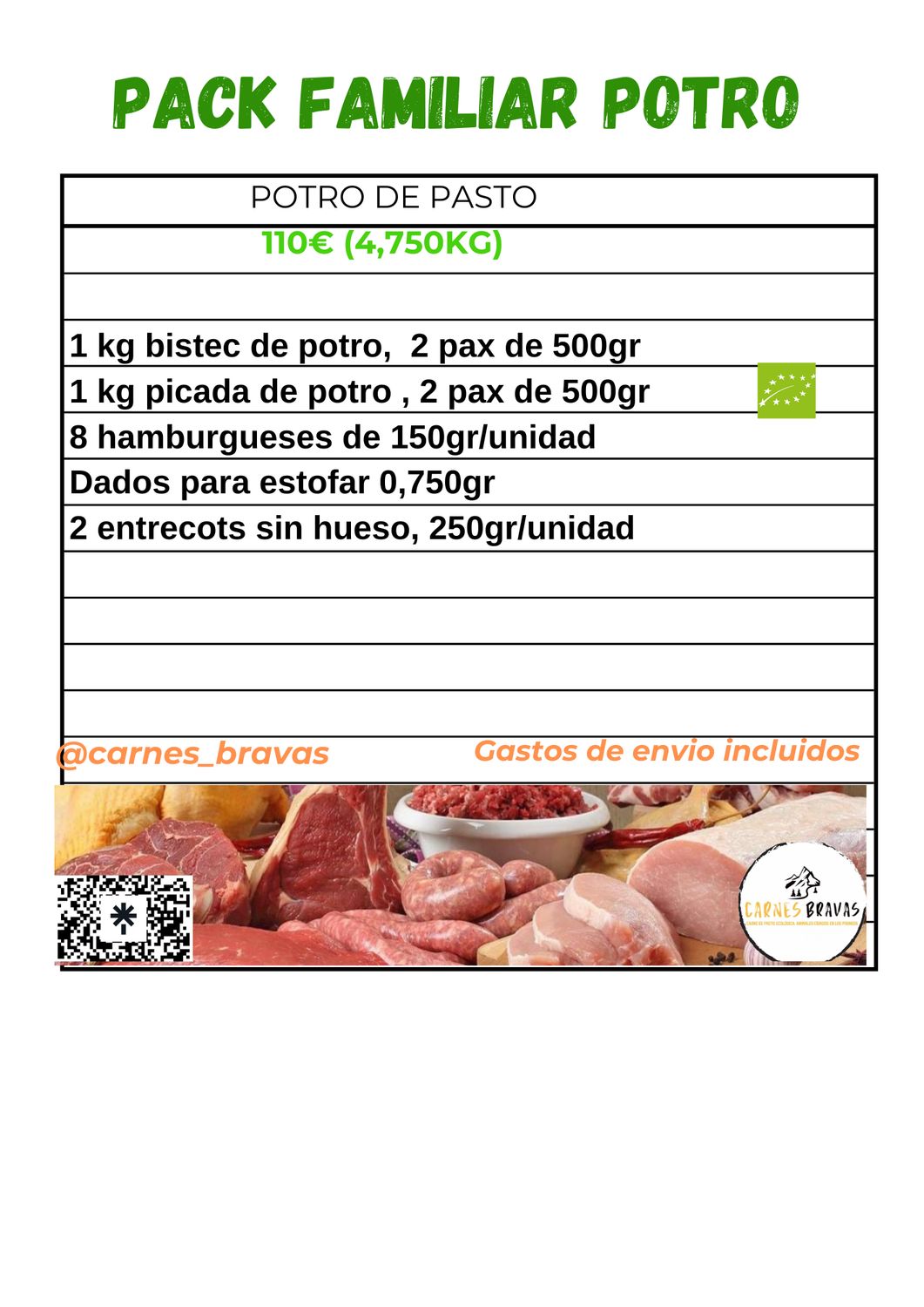 Pack Familiar Potro de Pasto