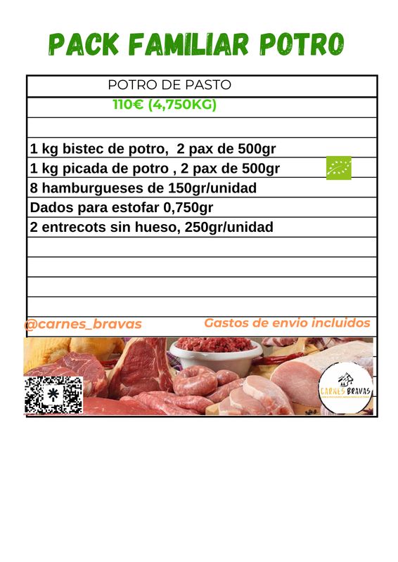 Pack Familiar Potro de Pasto