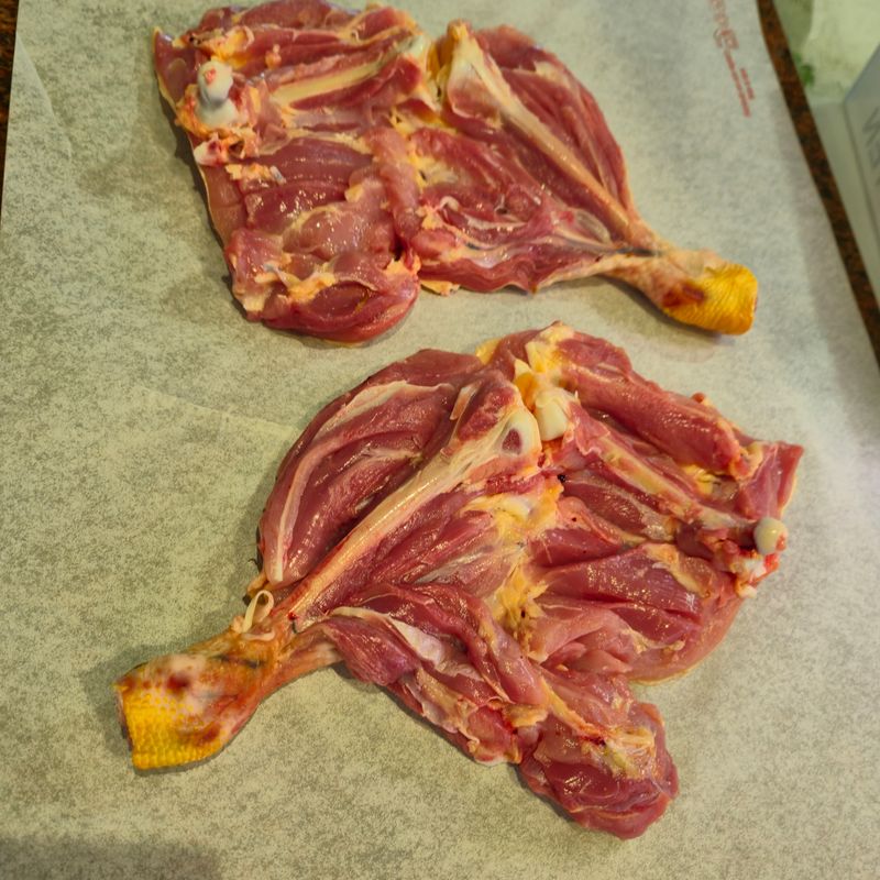 Muslos de pollo plancha/ brasa