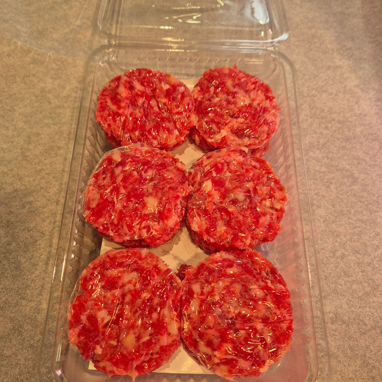 Mini hamburguesas de potro