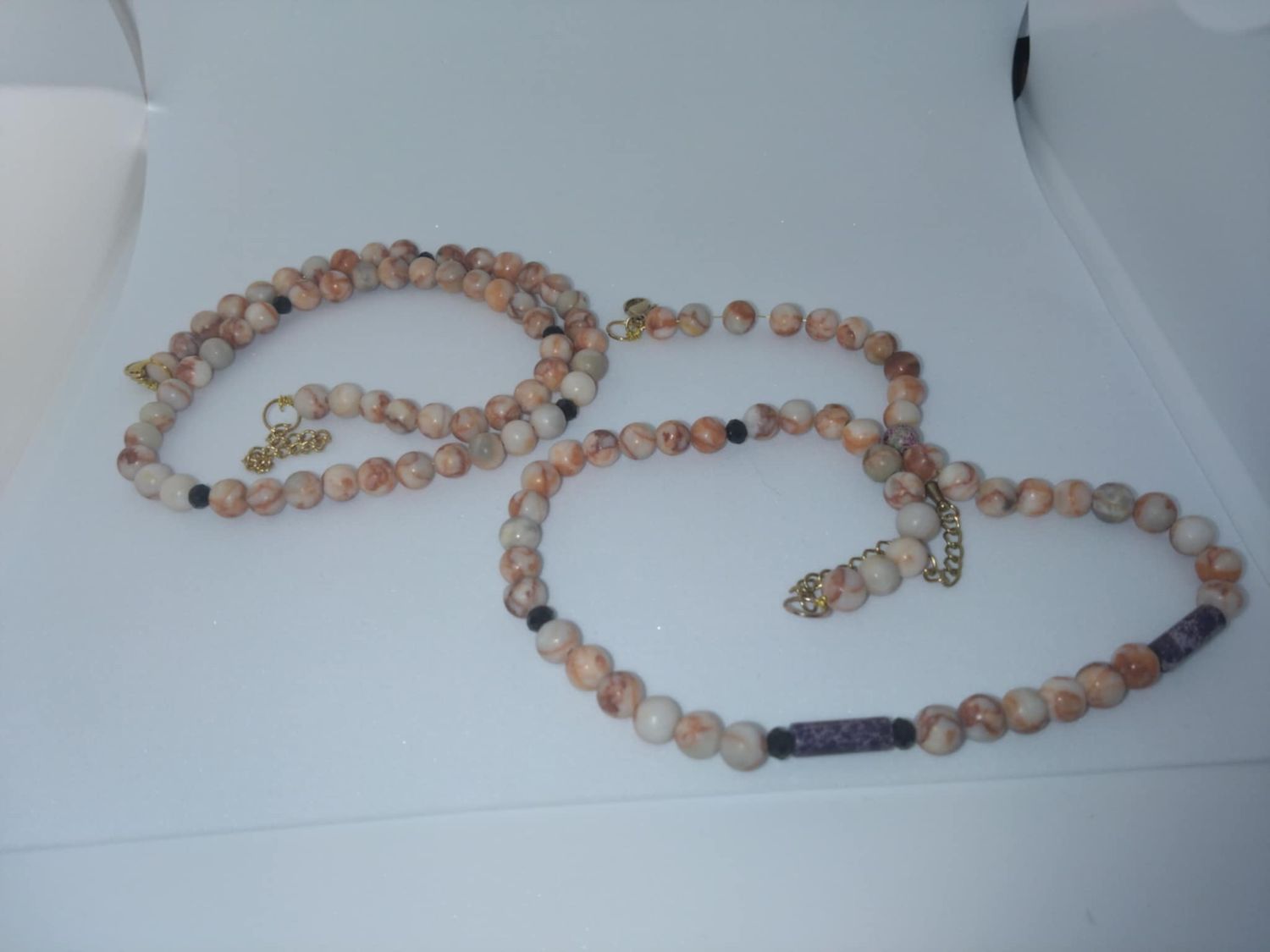 Naszyjnik i podwójna bransoleta