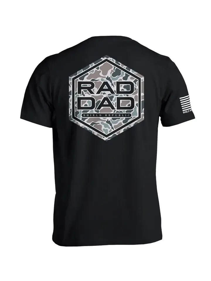 Rad Dad Duck Camo-BLACK