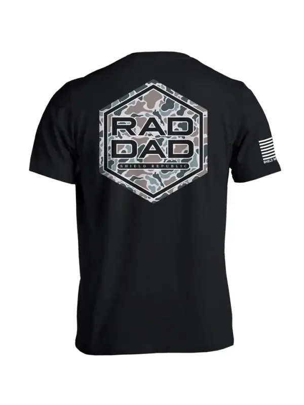 Rad Dad Duck Camo-BLACK
