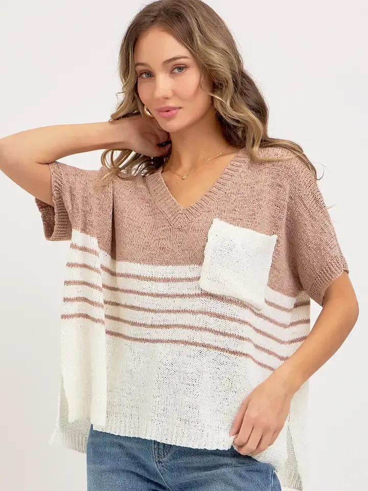 CASUAL OVERSIZED KNIT TOP