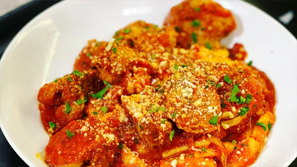 Cavatelli with Pork Braciola