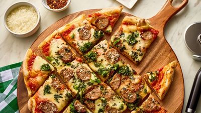 Large Broccoli Rabe & Sausage