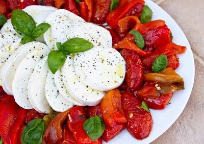 Mozzarella and Roasted Pepper