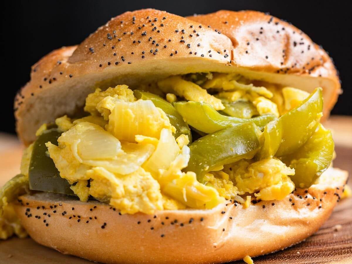 Peppers and Eggs Hero