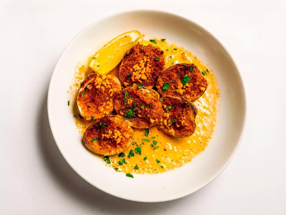 6 Baked Clams Oreganata