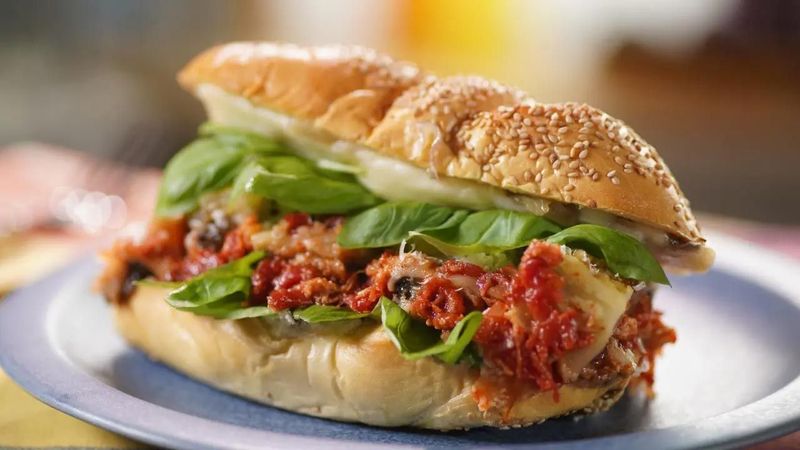 Eggplant Parmigiana Hero