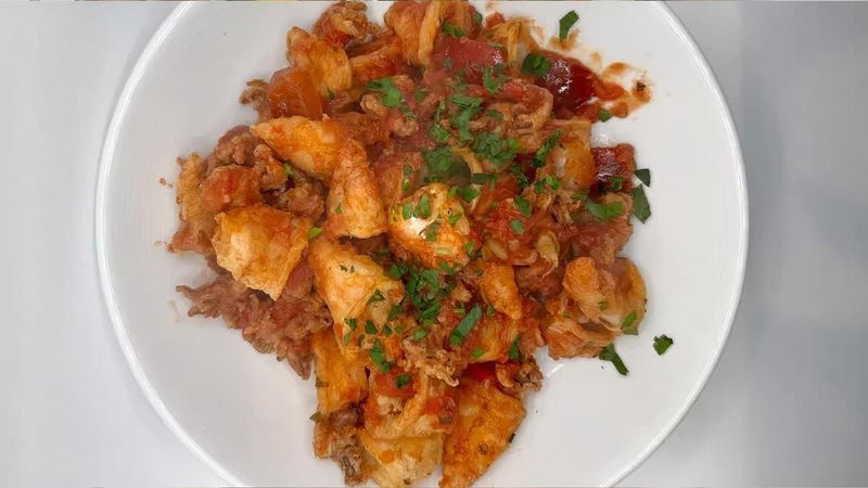 Half order Calamari Arrabiatta