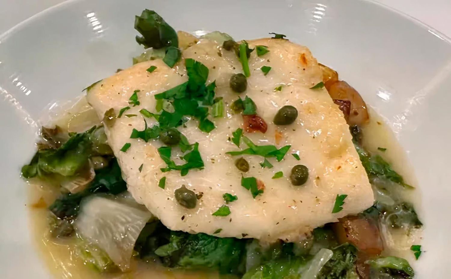 Halibut Piccata