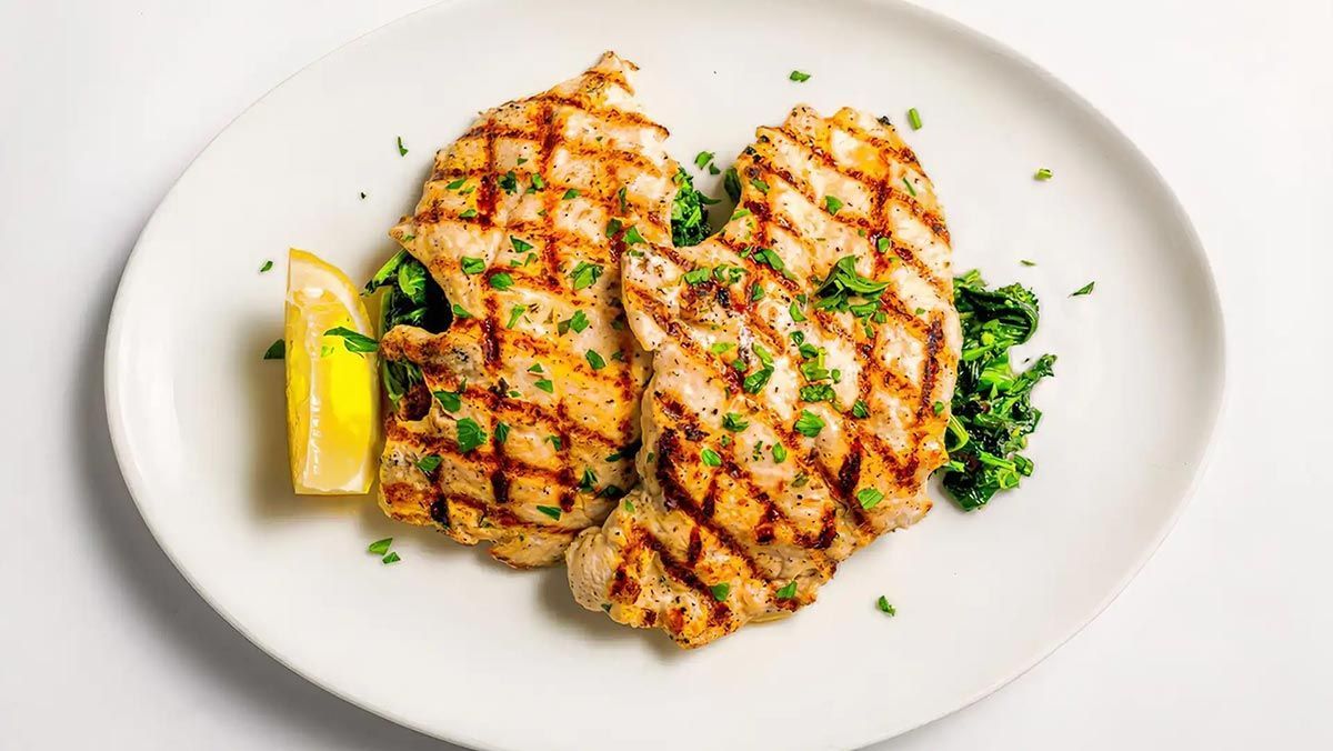 Grilled Chicken & Broccoli rabe