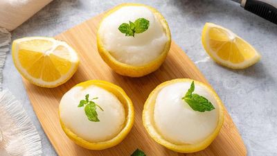 Lemon sorbet in the Lemon