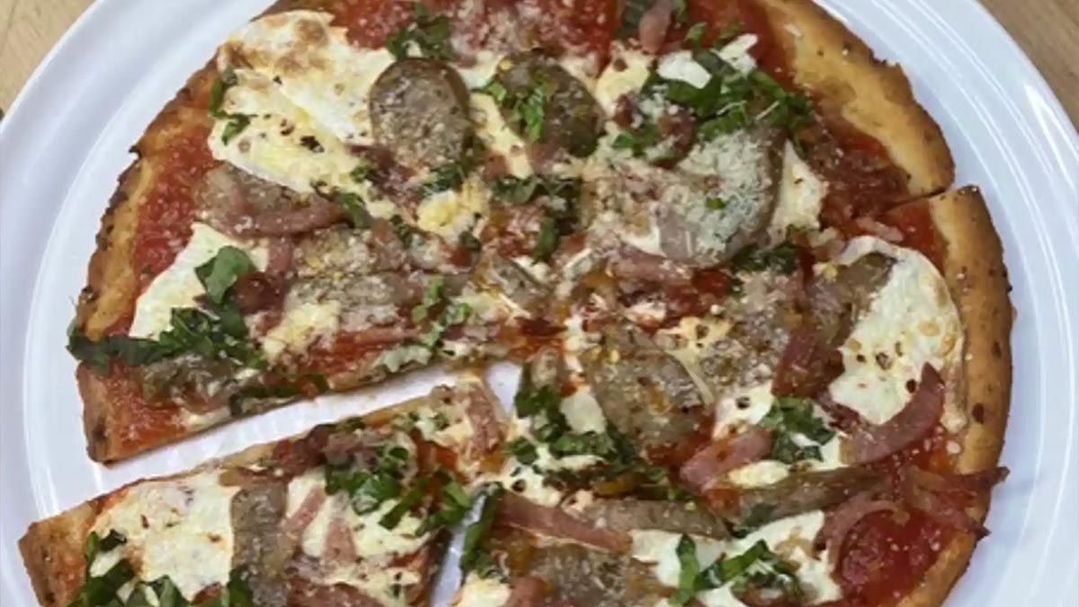 10” Cauliflower Margherita with Sausage