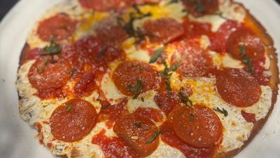 10” Cauliflower Pepperoni Margherita Pizza