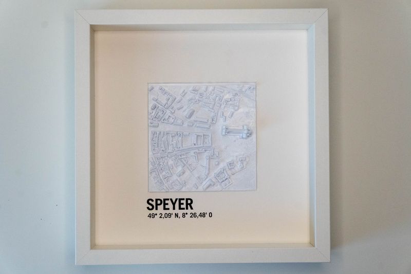 Speyer Maßstab ~1:3900 Modell 12x12cm