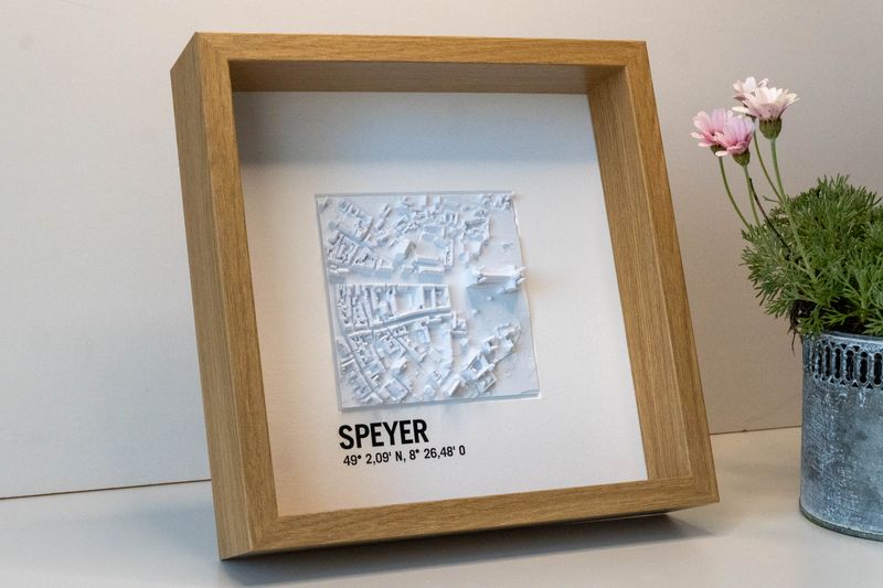 Speyer Maßstab ~1:3900 Modell 12x12cm