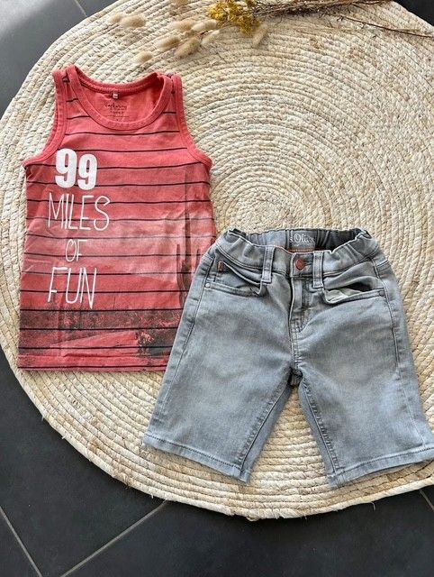 Top Name It en short S.Oliver. Maat 116 Top Name It en short S.Oliver. Maat 116