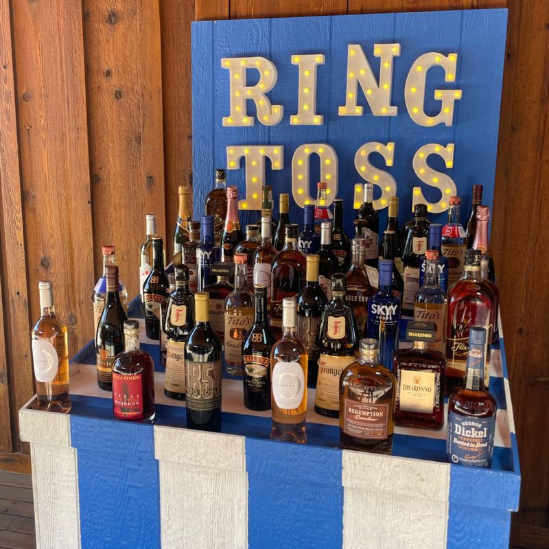 Liquor Bottle Ring Toss Sponsor
