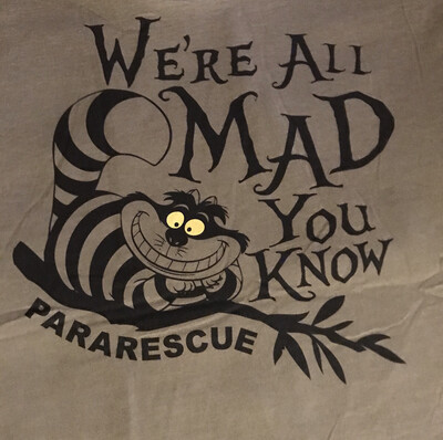 pja/ T-Shirt - We’re All Mad You Know!  