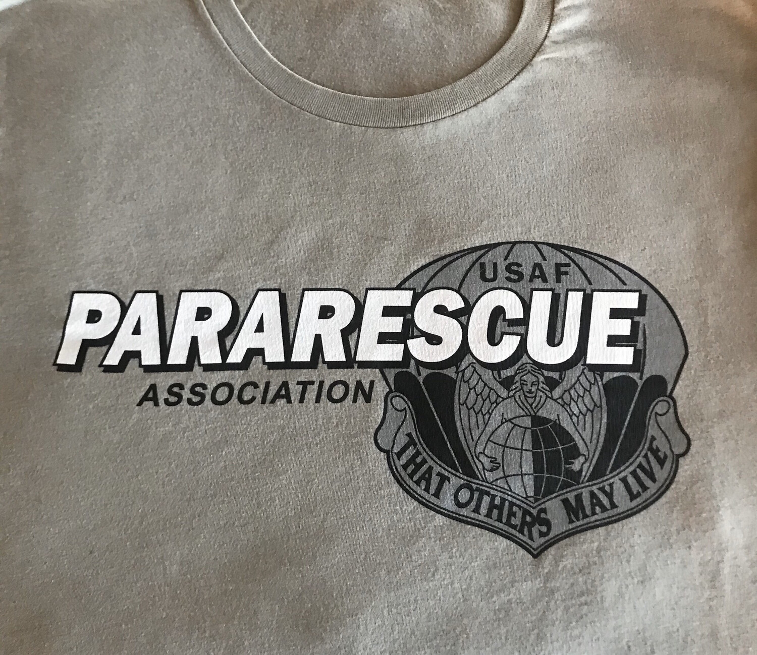 pja/ T-Shirt Green PJA Pararescue Motto – PJA Store – PJ Rodeo