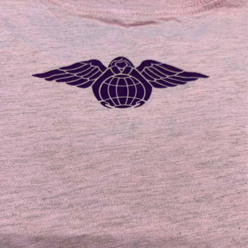 pja/ T-Shirt Light Pink Ladies, Pararescue With PJ Flash