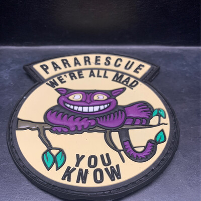 pja/ Velcro Patch “We’re All Mad You Know”