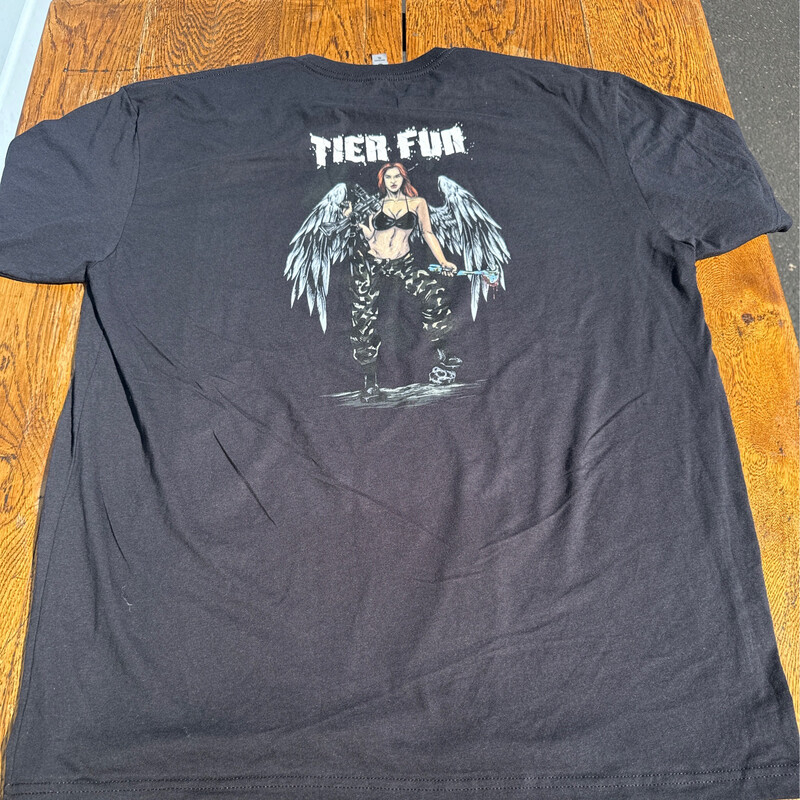 dsp/ T-Shirt Black Tier Fun