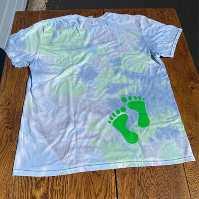 dsp/ T-Shirt Tye-Dye PJ Green Feet