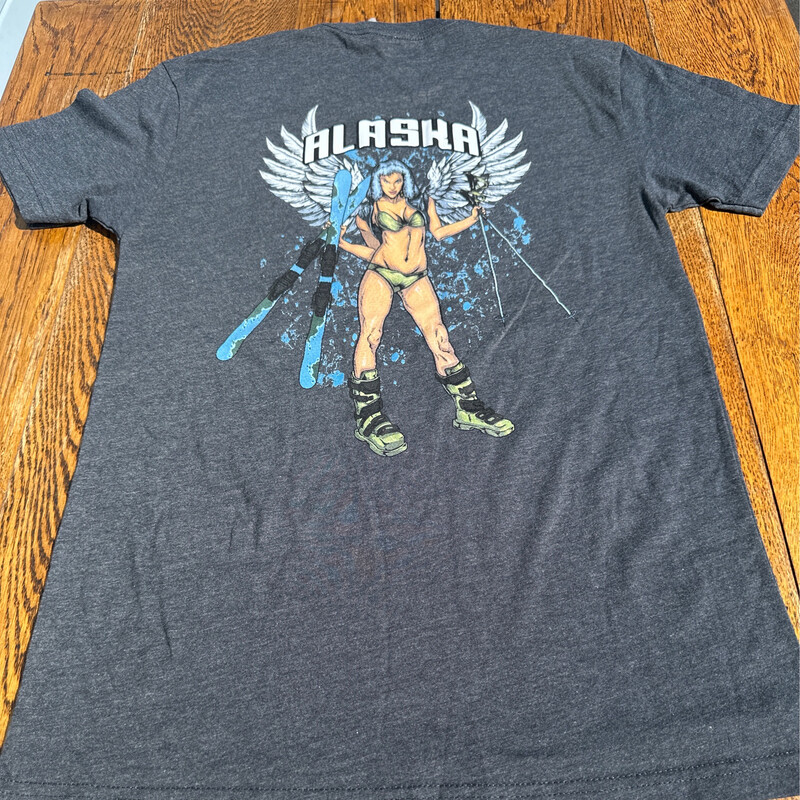 dsp/T-Shirt Charcoal Alaska